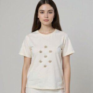 Custom Cannabis Design Tee Shirt - Small Size - Unique Style Statement